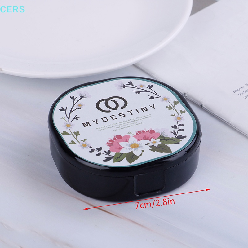 Hộp Vệ Sinh Cọ Trang Điểm Màu Đen Tiện Dụng