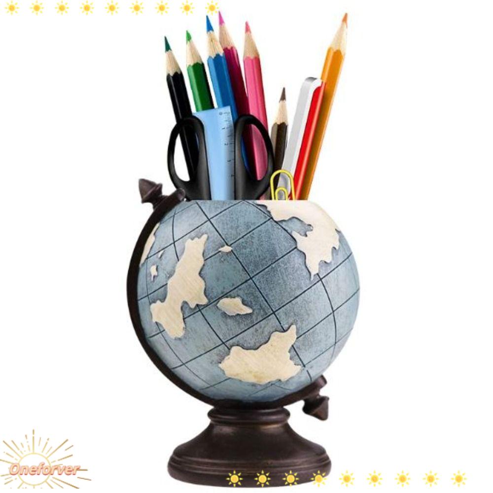 FOREVER Giá Đỡ Bút Bằng Nhựa Resin Màu Xanh Dương Độc Đáo Trang Trí Nhà Cửa / Văn Phòng