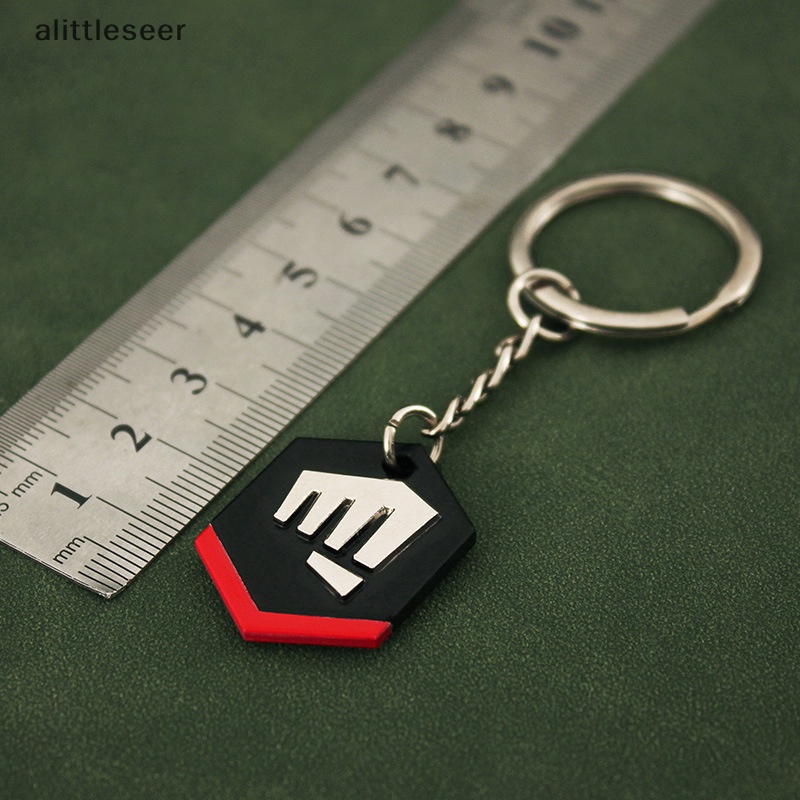 Móc Khóa Kim Loại Mặt Hình Logo Game ER Valorant Mini Peripheral Thug Fist