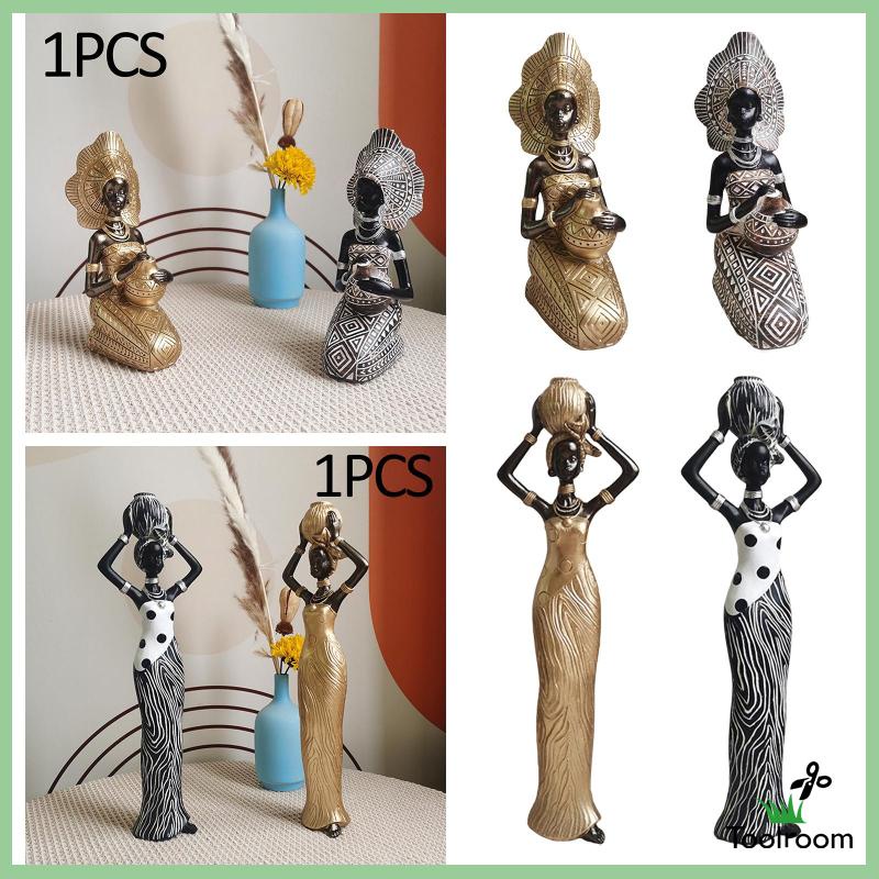 Tượng Nữ Châu Phi Nghệ Thuật Dùng Để Trang Trí