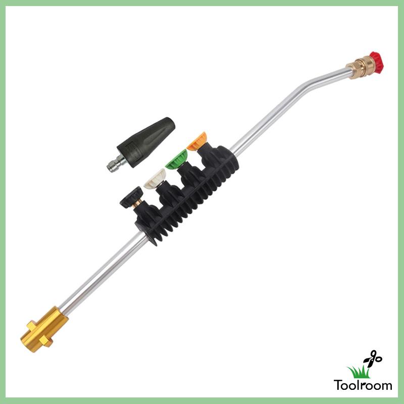 Bộ Vòi Phun Áp Suất Lớn 2600 PSI Kèm 5 Đầu Nối Dài Thay Thế Chuyên Dụng Cho Máy Rửa Xe K Series