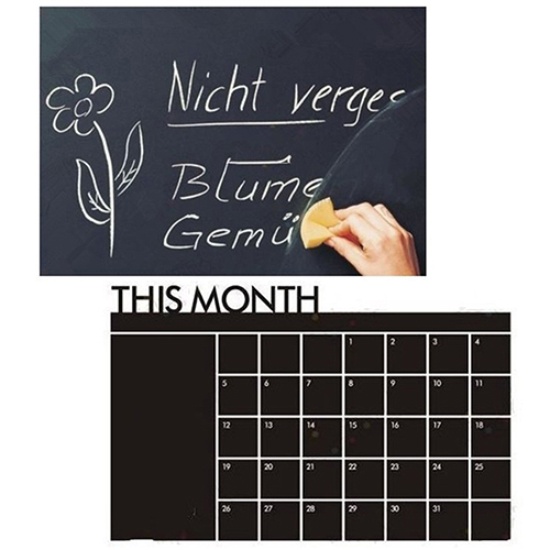 Bảng Đen Dán Tường Ghi Lịch Tháng Trang Trí Nhà Cửa / Văn Phòng