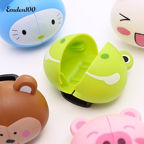 Giá Đỡ Bàn Chải Đánh Răng 3D Có Giác Hút Gắn Tường Họa Tiết Hoạt Hình Dành Cho Phòng Tắm