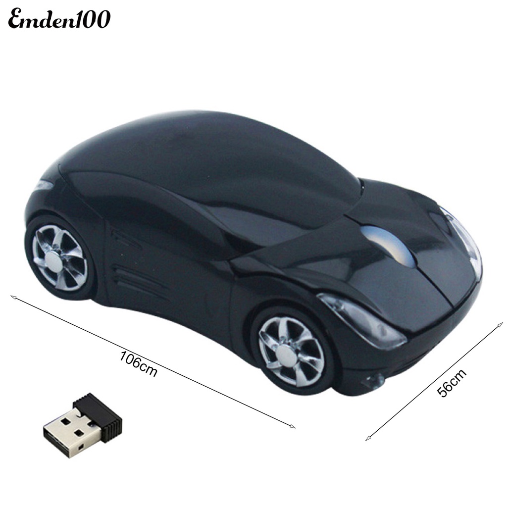 Chuột Không Dây Bằng ABS Hình Xe Hơi Thể Thao Cho Notebook