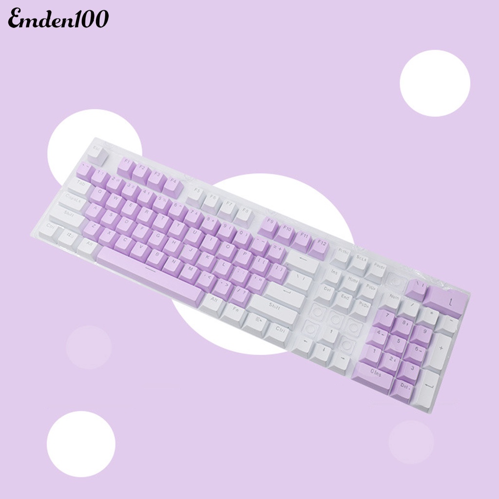 Bộ 104 Nút Bàn Phím Nhựa ABS Chống Trượt Cho Máy Tính