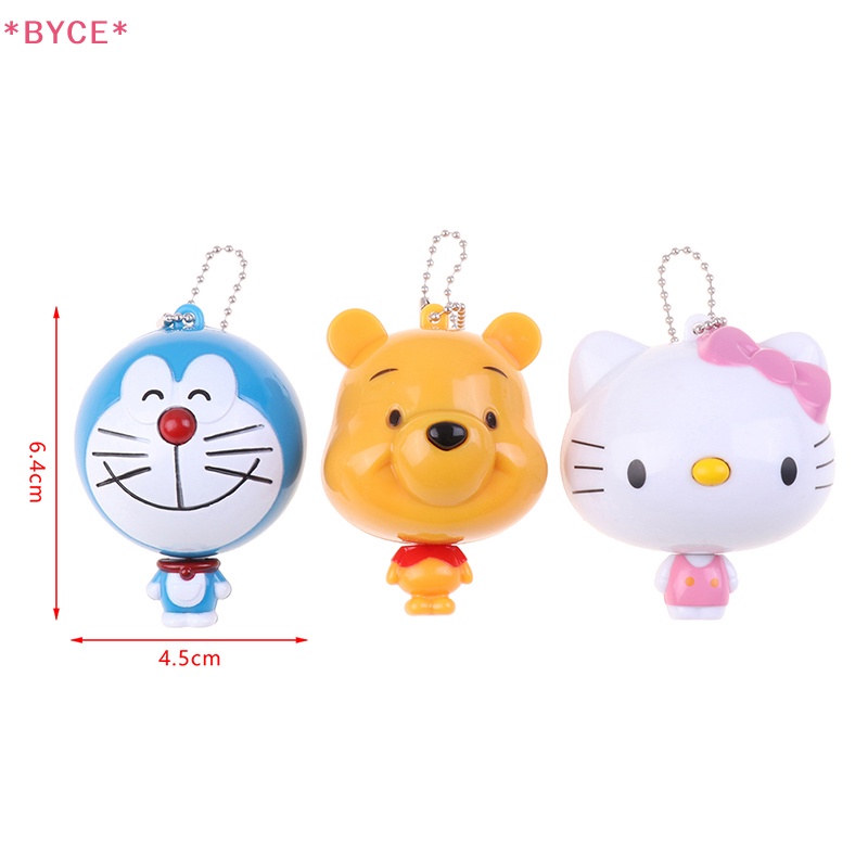 1 Thước Dây Mini Có Móc Khóa Họa Tiết Hoạt Hình Mới