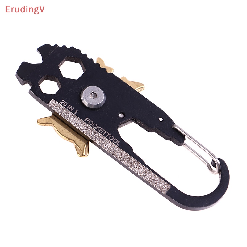 Chìa Vít 20 Trong 1 Bằng Thép Không Gỉ Có Móc Khóa Tiện Dụng