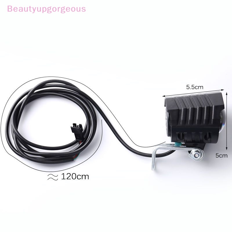 Đèn Pha 2 Trong 1 DC36 / 48 / 60V Gắn Tay Lái Xe Đạp Điện