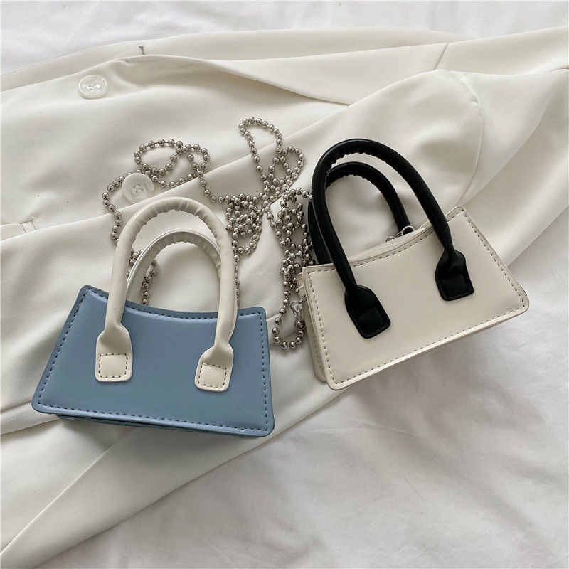 Túi Đeo Chéo Mini Hình Vuông Nhiều Màu Sắc Đa Năng Thời Trang Mùa Hè Cho Nữ