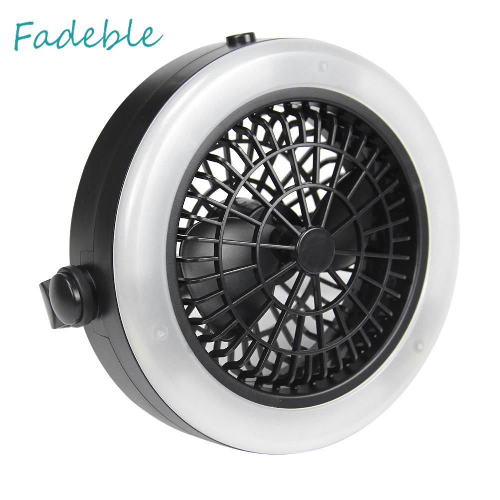 Quạt Treo Tích Hợp Đèn LED 3 Trong 1 Tiện Dụng Khi Đi Cắm Trại