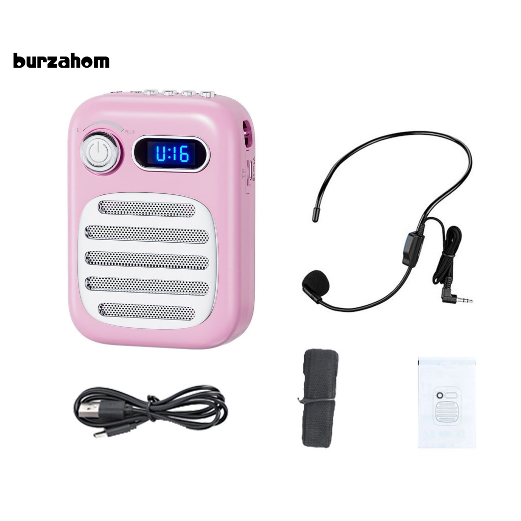 1 Bộ Loa Megaphone Mạnh Mẽ Cho Lớp Học Bluetooth Tăng Cường Giọng Nói Thấp