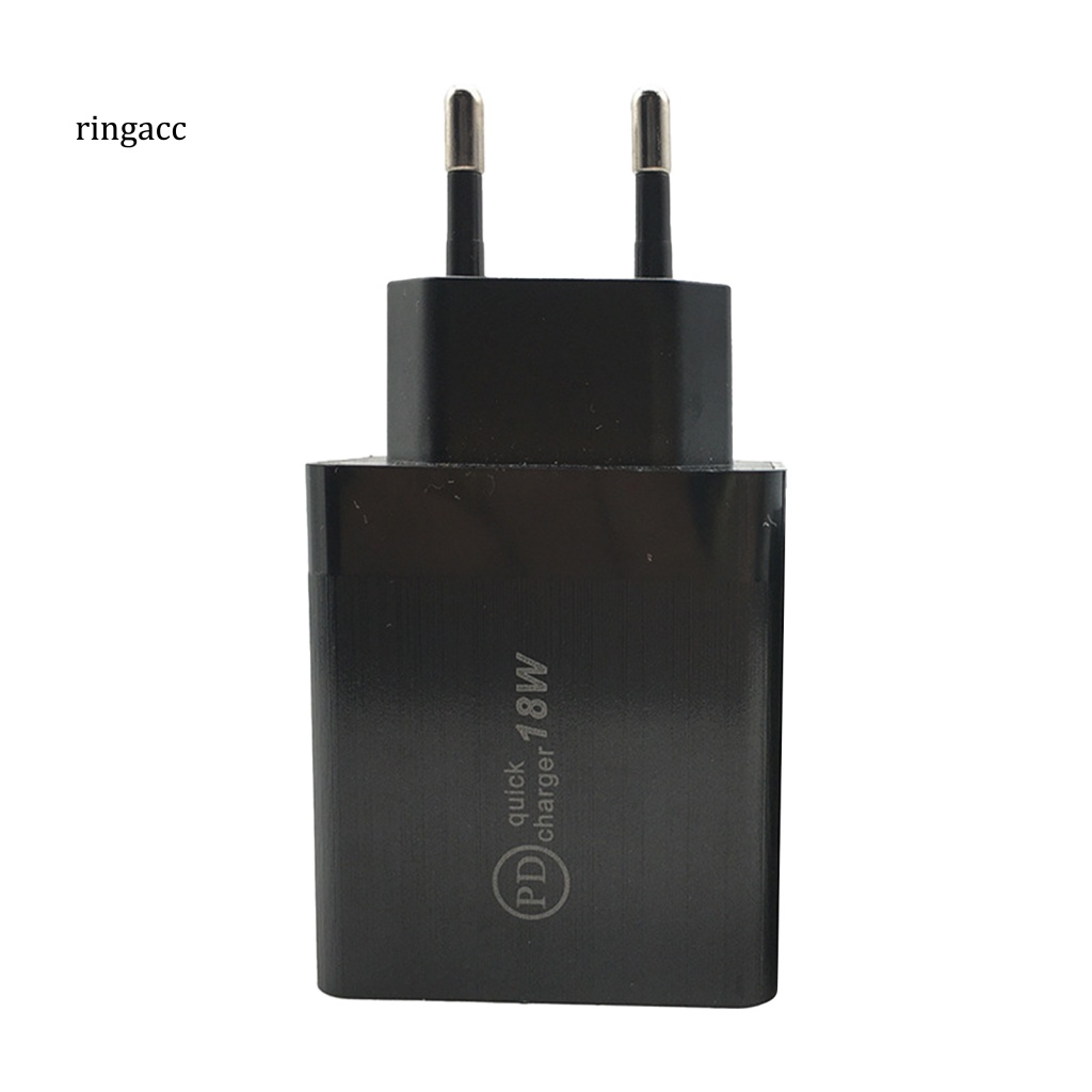 Cốc Sạc Nhanh PD18W QC30 Mini Tiếng Ồn Thấp Cho Điện Thoại Android