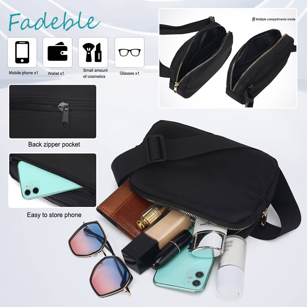 Túi Đeo Chéo Thể Thao Bằng Nylon Chống Thấm Nước Tùy Chỉnh Thời Trang