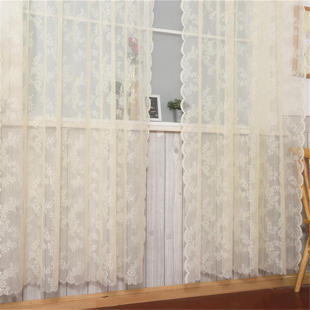 Rèm cửa sổ Bằng Vải Tuyn Ren Trang Trí Phòng Ngủ / Ban Công