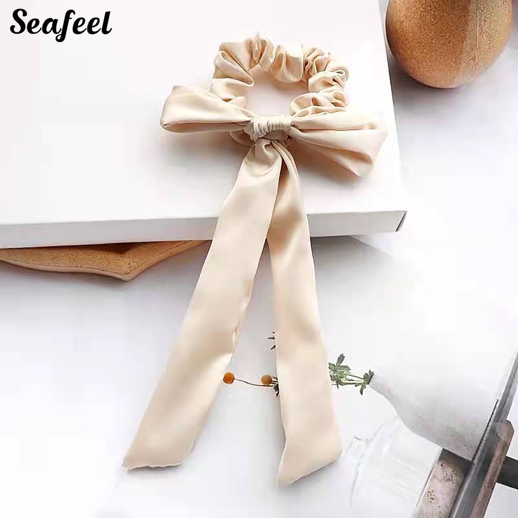 Dây Buộc Tóc Họa Tiết Caro Thanh Lịch Cho Nữ