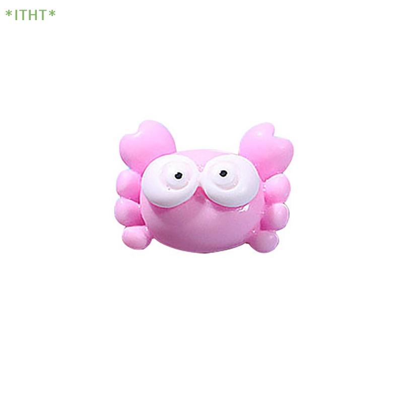 Bộ 10 Phụ Kiện Trang Trí Hình Cua / Động Vật Mini Đáng Yêu Mới