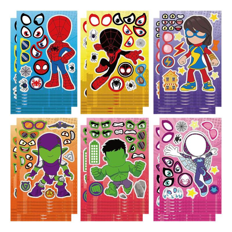 Sách Dán Hình Mặt Cười Nhiều Màu Sắc Dùng Làm Quà Tặng Cho Bé