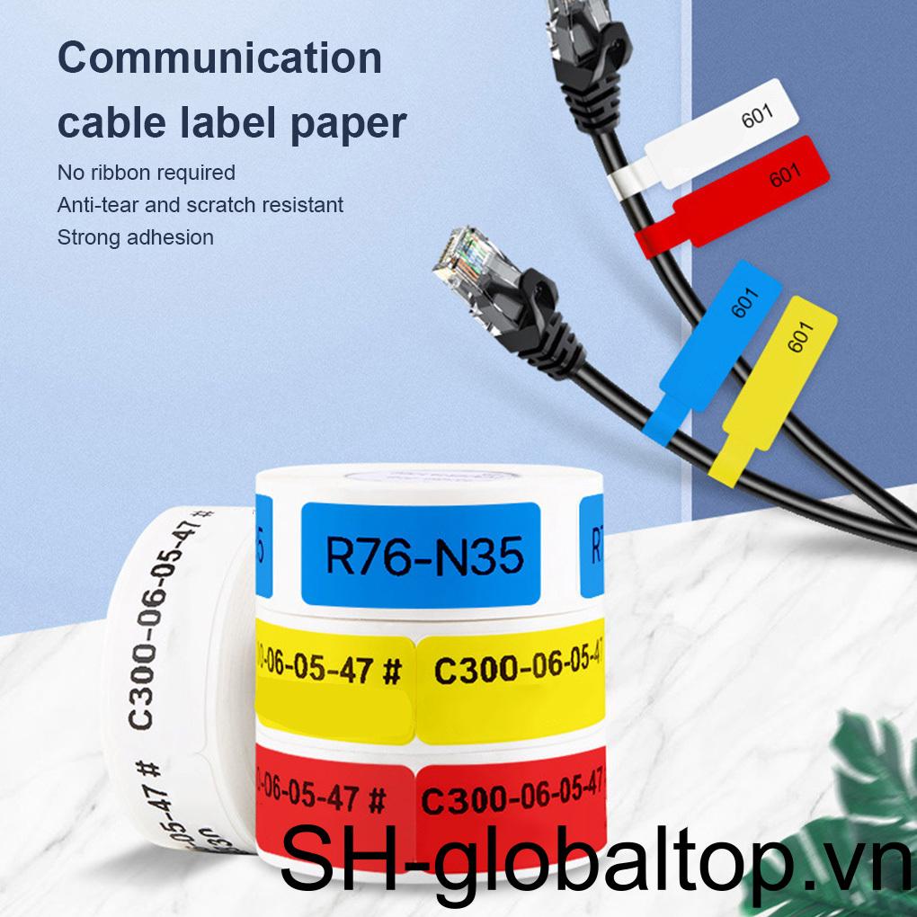 Nhãn Dán Sắp Xếp Dây Cáp Mạng Chống Nước Gọn Nhẹ Cho Nhà Ở / Văn Phòng