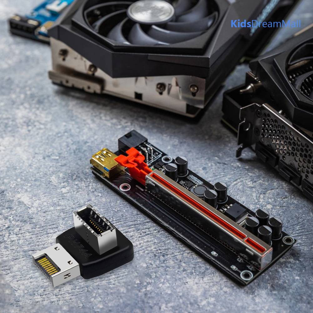 Bộ Chuyển Đổi USB 3.1 Type E 90 Độ Phía Trước USB C Cho Bo Mạch Chủ PC