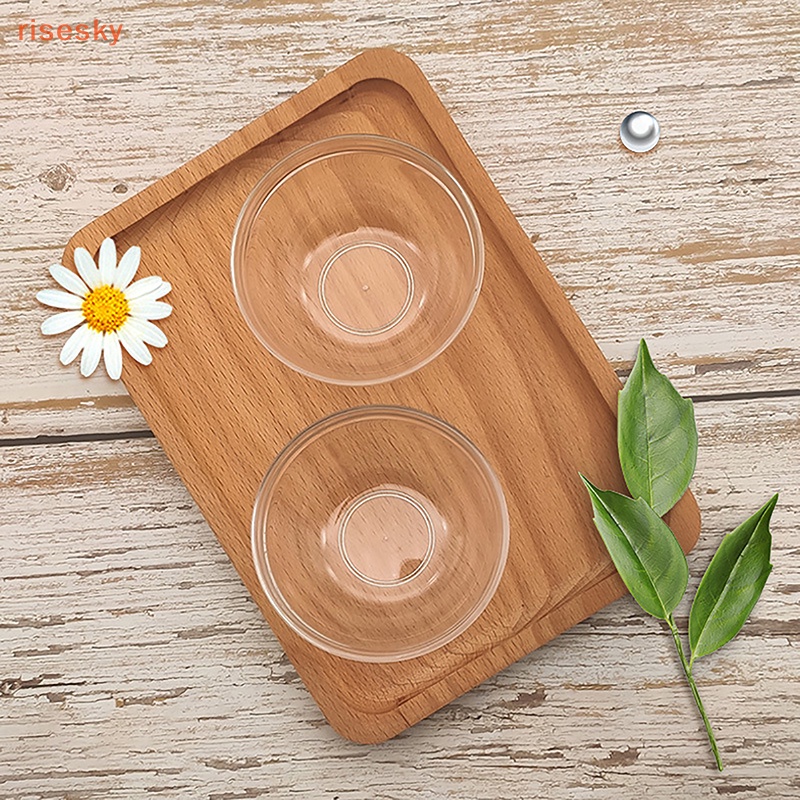 Bộ Dụng Cụ Bát &amp; Cọ Trộn Mặt Nạ Chăm Sóc Da Bằng Acrylic Trong Suốt Tái Sử Dụng Được DIY