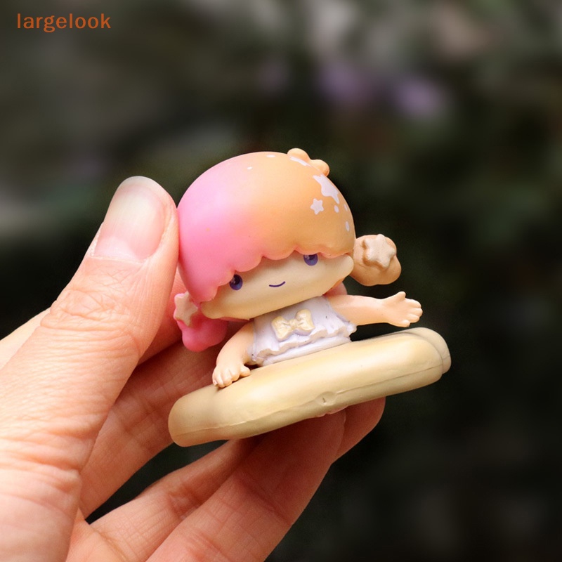 Bộ Mô Hình Búp Bê Hoạt Hình My Melody Pom Pom Purin Mini Bằng Pvc Trang Trí Bánh Kem