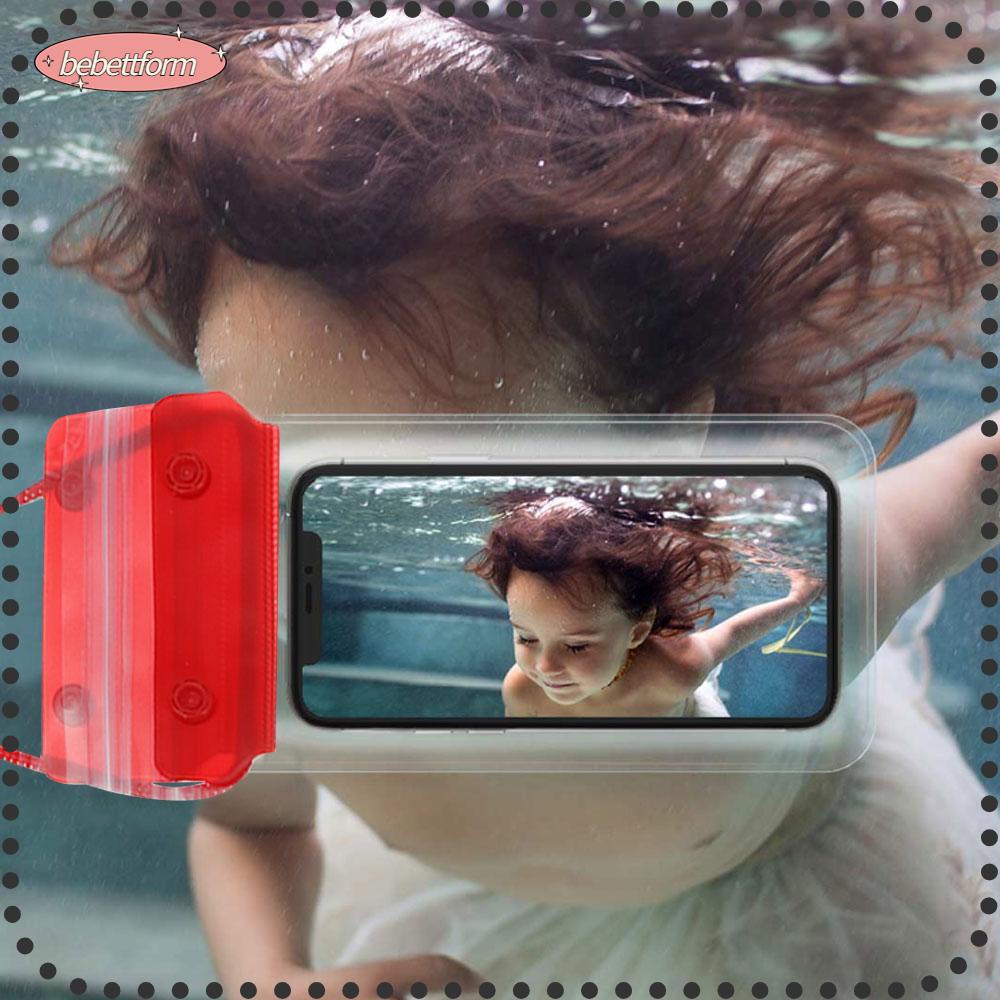 BEBETTERM Túi Đựng Điện Thoại Chống Thấm Nước Bằng PVC Tiện Dụng Khi Đi Bơi