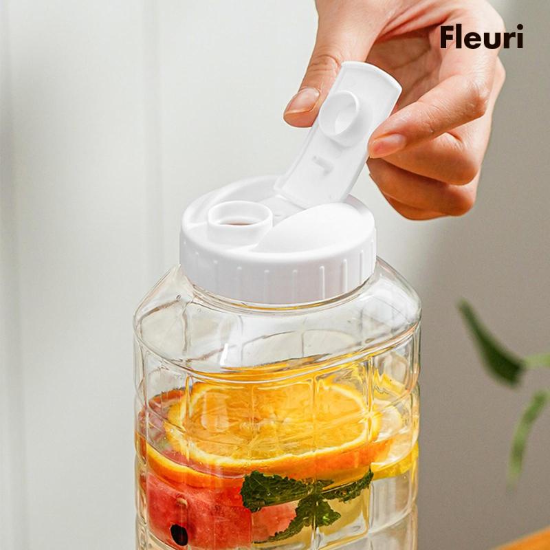 Bình Đựng Nước Chanh / Nước Ép Có Nắp Lật 1500ml Đa Ứng Dụng