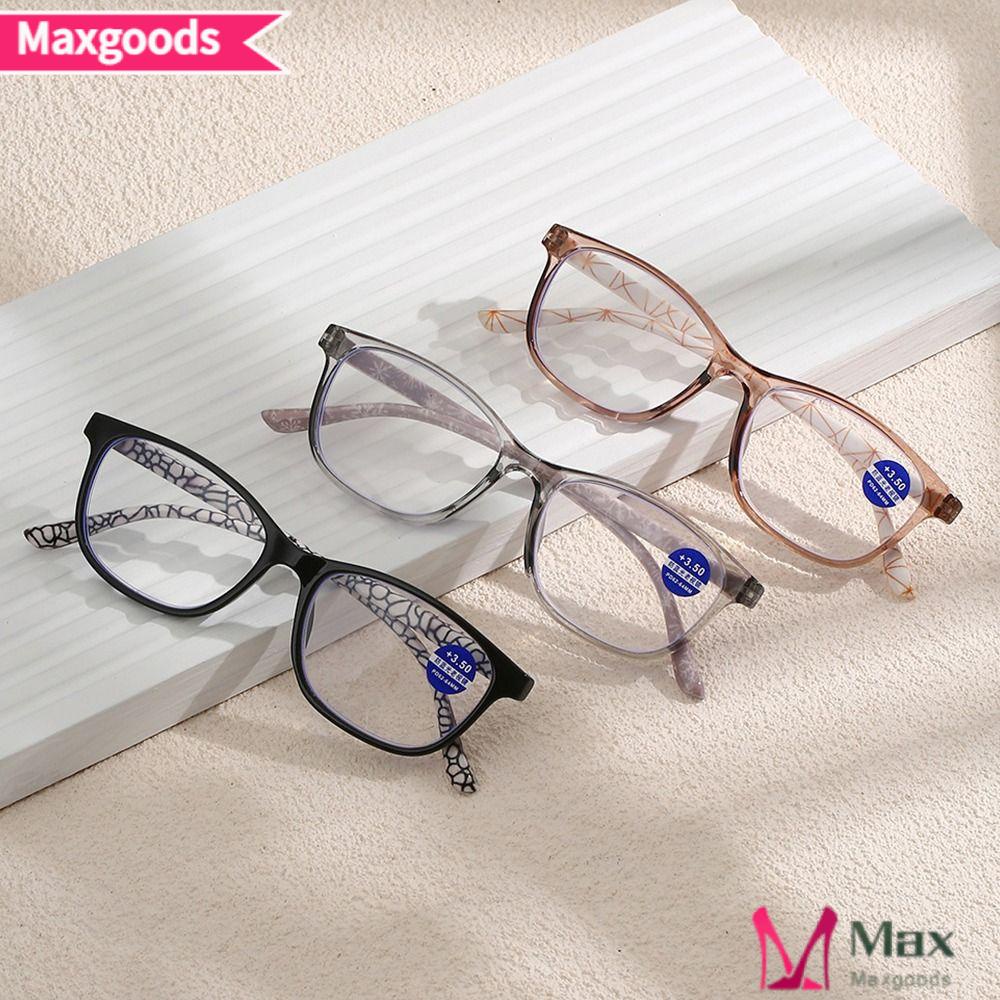 MAXG Kính Đọc Sách Gọng Siêu Nhẹ Phong Cách Vintage Thanh Lịch Cho Nam Và Nữ