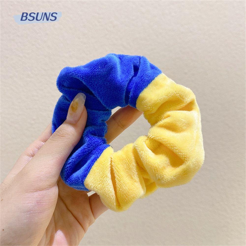 BSUNS Dây Buộc Tóc Vải Nhung Mềm Mại Thời Trang