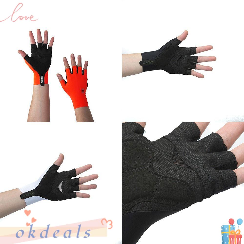 OKDEALS Găng Tay Lái Xe Đạp Thoáng Khí Chống Sốc Chống Trượt