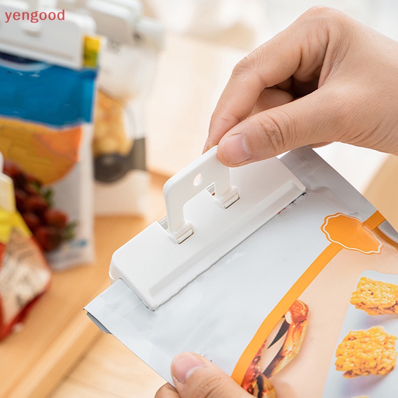 1 Dụng Cụ Kẹp Miệng Túi Thực Phẩm Bằng Nhựa Nhỏ Gọn Cho Nhà Bếp