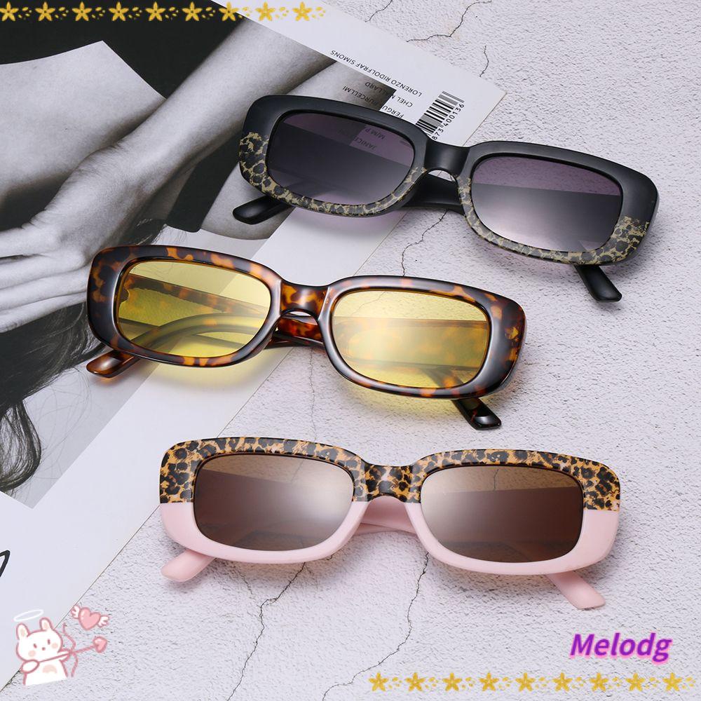 MELODG Kính Mát Nữ Gọng Vuông Chống Tia Uv400 Thời Trang