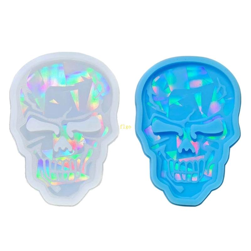 Khuôn Silicone Làm Mặt Vòng cổ Hình Đầu Lâu Độc Đáo