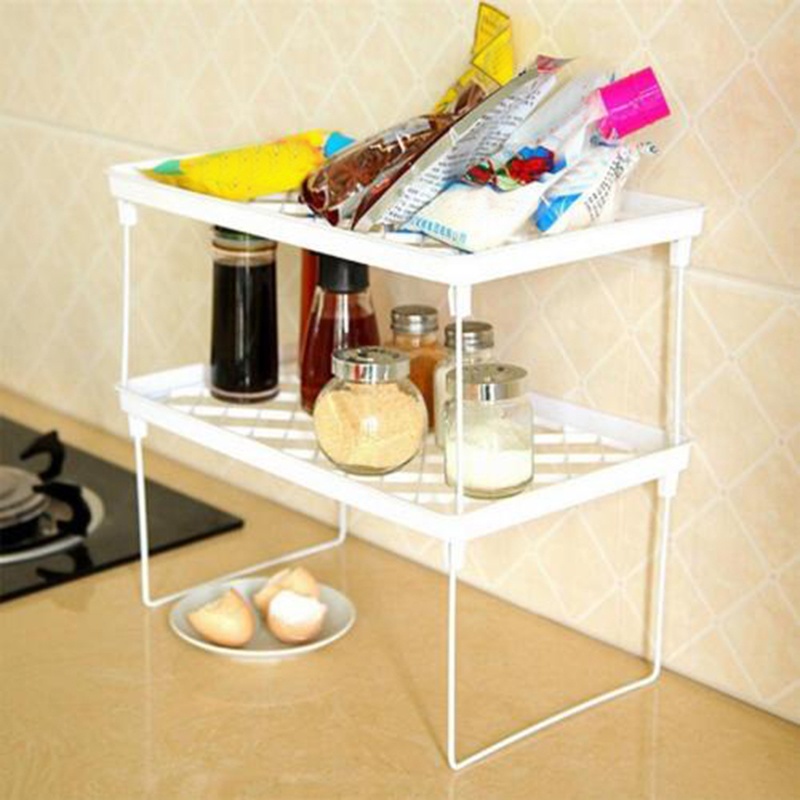 Giá Đỡ Bằng Kim Loại Tiết Kiệm Không Gian Cho Nhà Bếp Văn Phòng