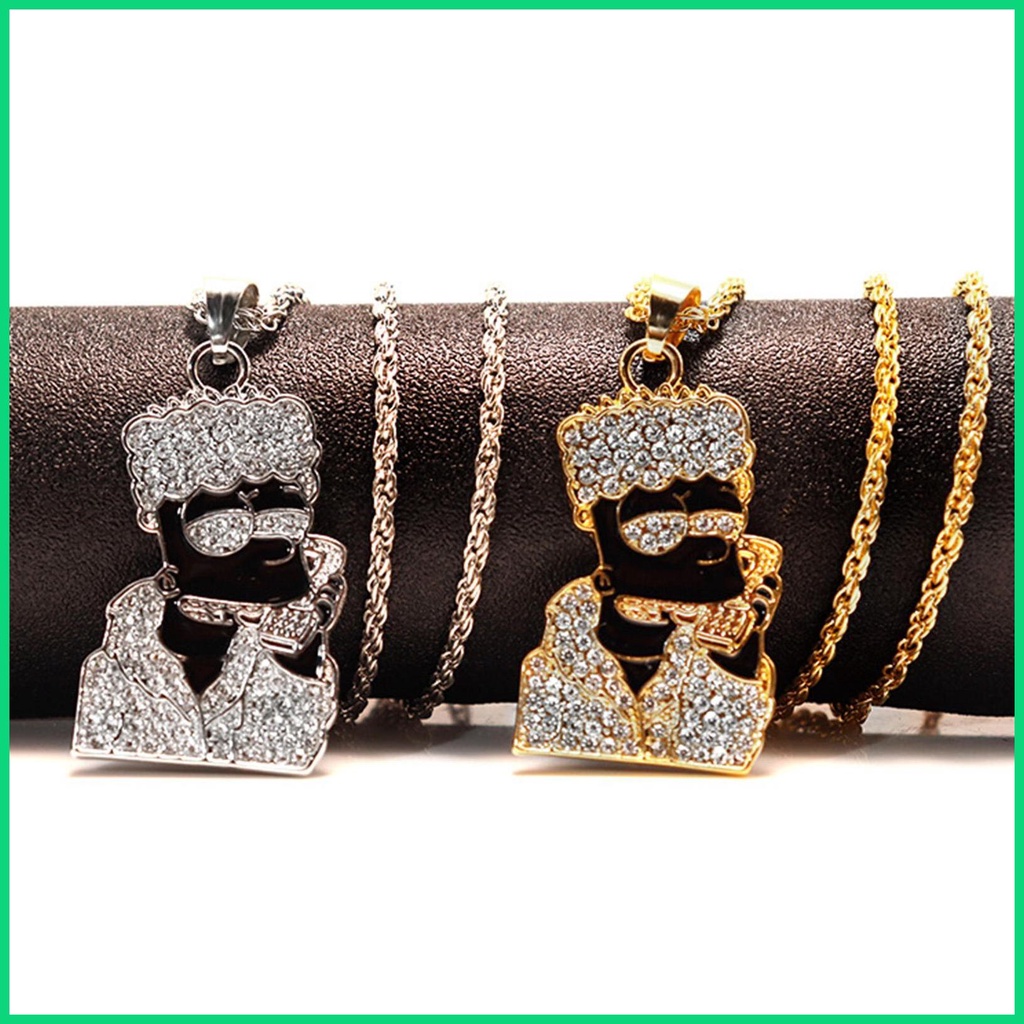 Vòng cổ Mặt Nhân Vật Hoạt Hình Simpson Cho Nam Nữ