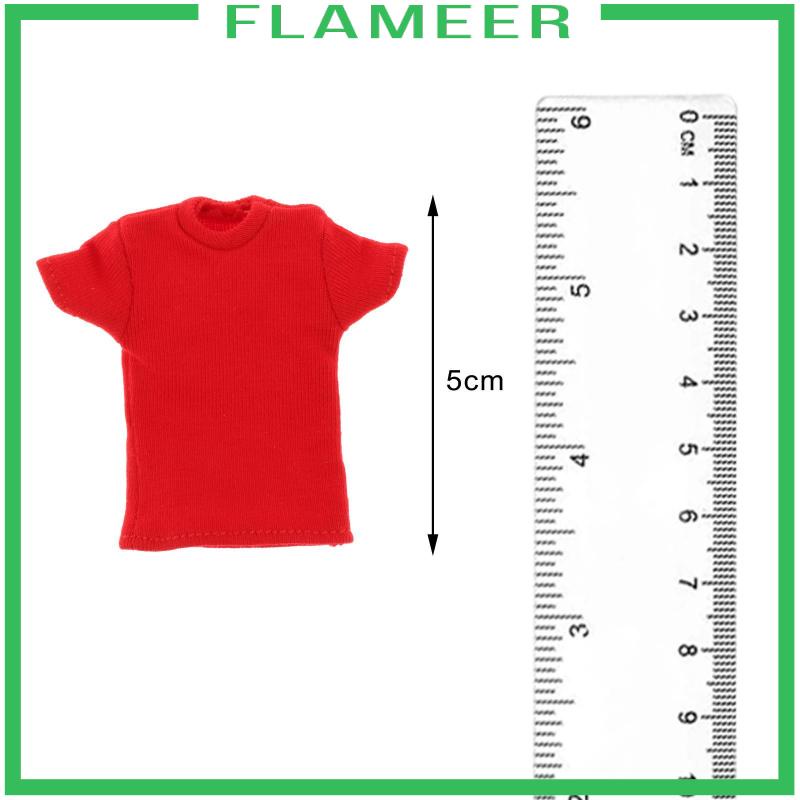 Áo Thun Tay Ngắn Dáng Rộng Thời Trang Cho Búp Bê 6 "Tỷ Lệ 1: 12