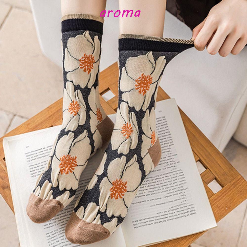 AROMA Đôi Vớ ThoáNg Khí PhốI Nơ ThờI Trang Cho Nữ