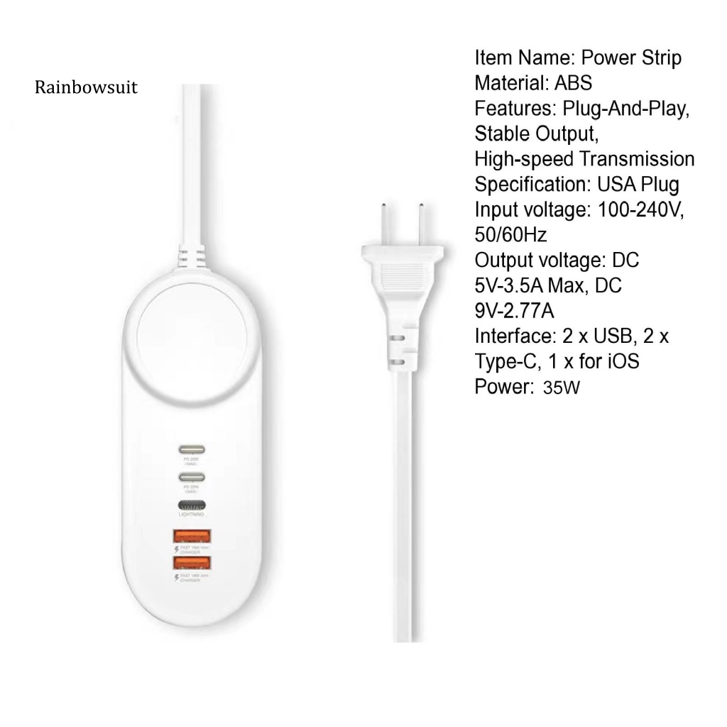 Ổ Cắm Điện Hai Cổng USB C PD Loại C 35W Dùng Tại Nhà