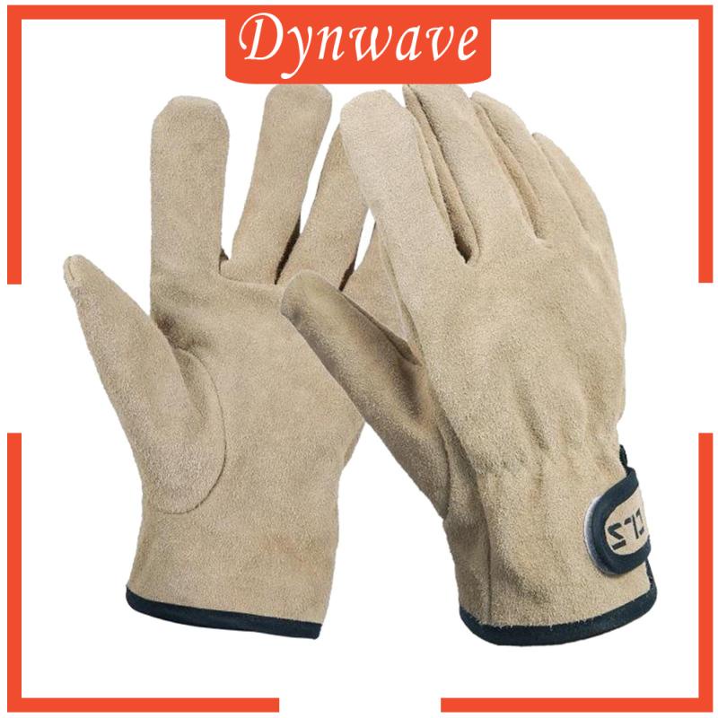 Găng Tay Bằng Da Bền Chịu Nhiệt Bền Bỉ Dùng Cắt Tỉa Làm Vườn, Nông Trại, Xe Máy, unisex Với Vòng Đeo Tay