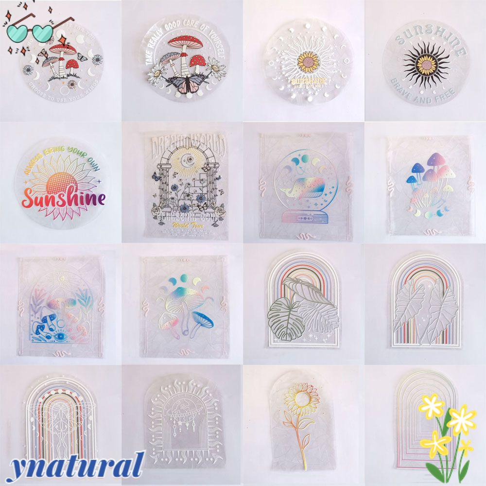 YNATURAL Sticker Dán Trang Trí Phòng Hình Cầu Vồng Bắt Mắt 2022