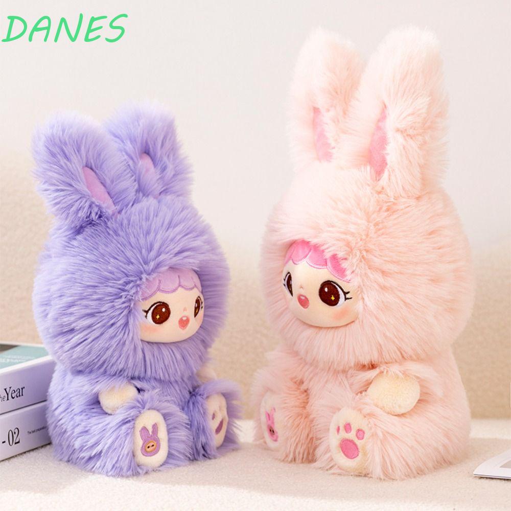 DANES Đồ chơi nhồi bông Hình Thỏ Hoạt Hình Đáng Yêu Trang Trí Nhà Cửa