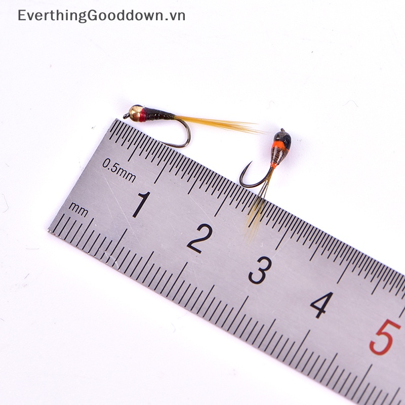 Everthinggooddown Set 6 Phụ Kiện Hạt Cườm Đồng Gắn Mồi Câu Cá Chuyên Dụng