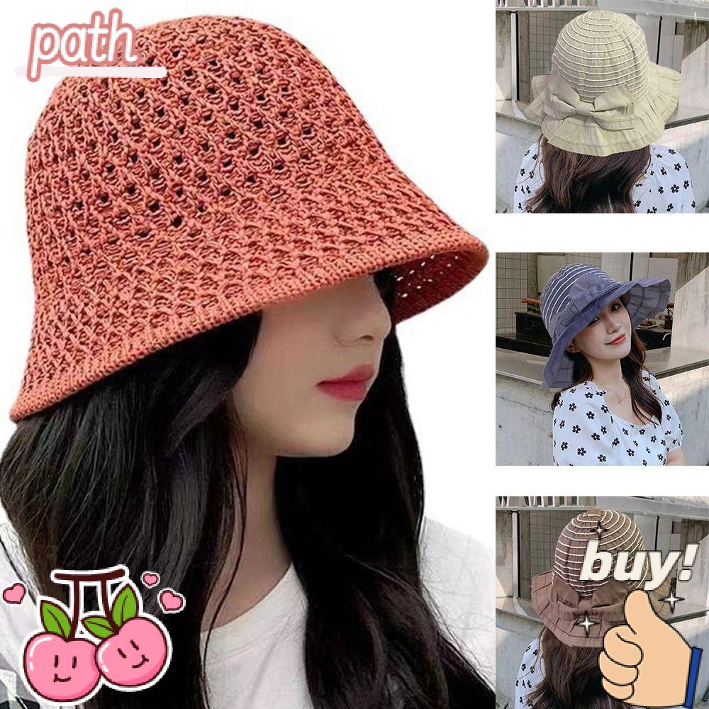 PATH Mũ Bucket Chống Nắng Thoáng Khí Màu Sắc Tinh Khiết Thời Trang Unisex