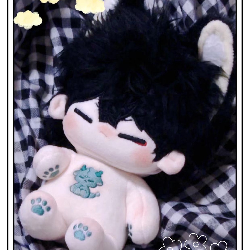 Aixini 20 cm honkai star trail danheng 20 cm cotton dễ thương búp bê sang trọng dress-up plushie dễ thương rồng xanh nhỏ cospaly đồ chơi trẻ em