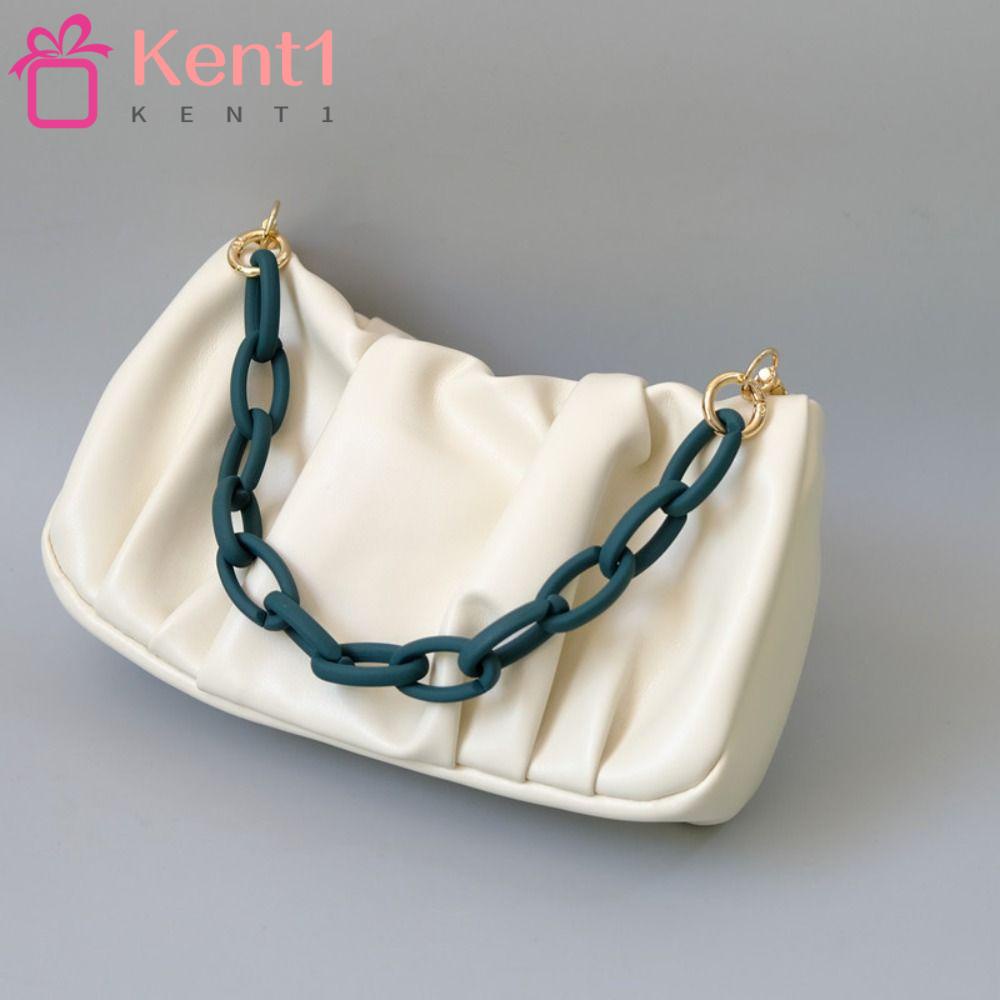 KENT1 Dây Đeo Túi Xách Bằng Nhựa Acrylic Phối Dây Xích Tháo Rời Được Thời Trang Cho Nữ