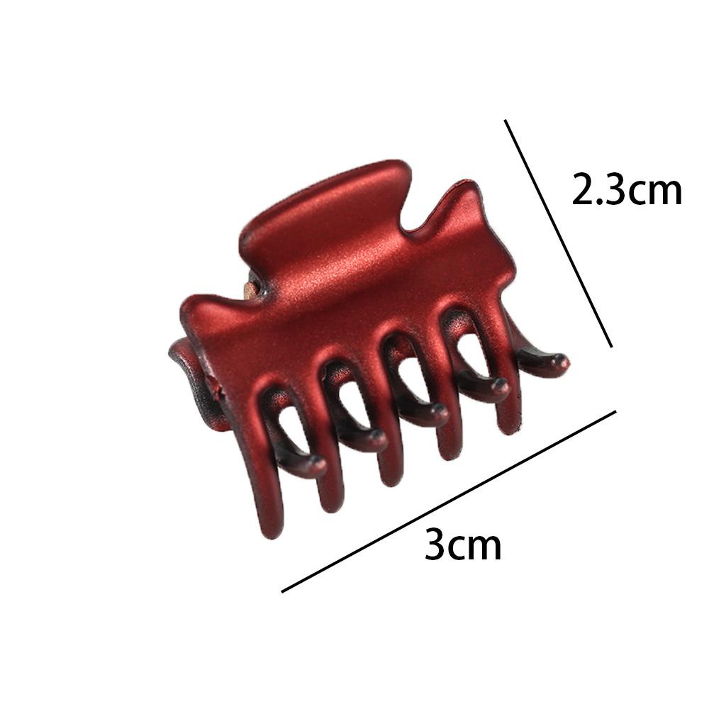 ANEMONE Kẹp Tóc Nhựa Màu Đen Thiết Kế Đơn Giản Thời Trang Cho Nữ