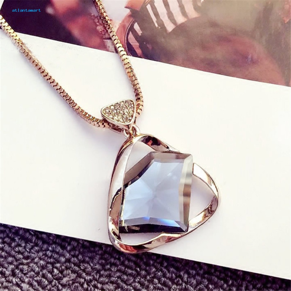 Túi Đựng Đồ Dùng Cao Cấp Tiện Dụng| Vòng cổ Mặt Tam Giác Đính Đá Thời Trang Cho Nữ