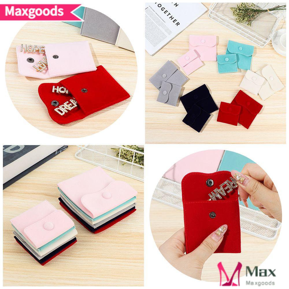 MAXG Túi Đựng Trang Sức Chống Bụi Có Khóa Cài Tiện Dụng