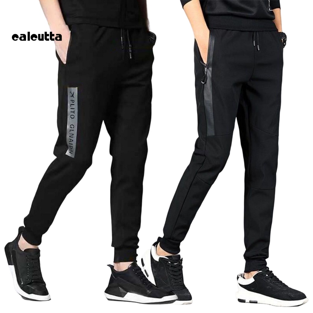 [calcutta] Quần Dài Nam Lưng Thun Rút Dây Màu Trơn Mặc Hàng Ngày