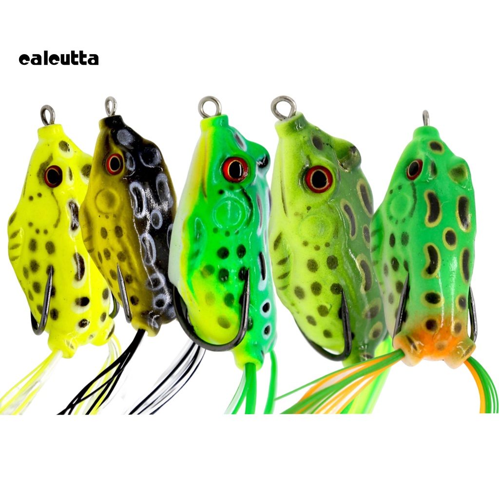 Mồi Câu Cá Giả Nhiều Lớp 55cm 12g Chống Cắn In Hình Ếch Sấm Sét Màu Đen